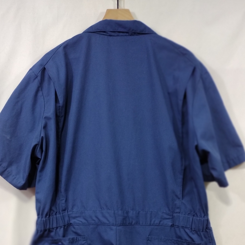 Vintage Dickies Work Coveralls Mechanics Jumpsuit Mens 3X Blue Boho Retro 90s - Picture 7 of 12